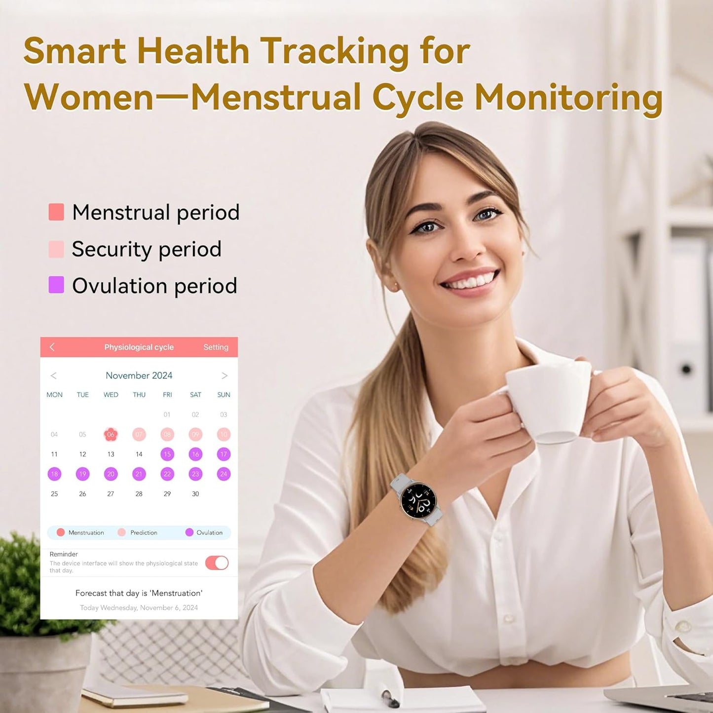 Smart Watch for Women & Men – Fitness Tracker with Heart Rate & SpO2 Monitor, IP67 Waterproof Activity Tracker, Step Counter, Sleep Monitor, Smart Notifications – Compatible with Android & iPhone (Gray)